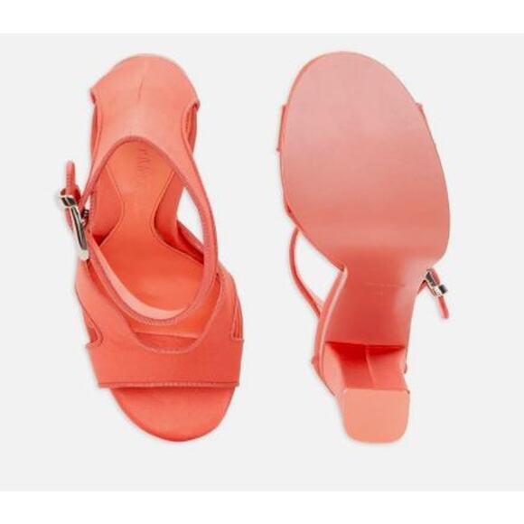 Alexander McQueen Apricot Butterfly Platform  Sandals Pumps 37.5 NWT 1,985 IRRG - Picture 6 of 14